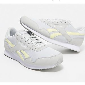 Reebok Classic Gry/Lemon/White size 9
